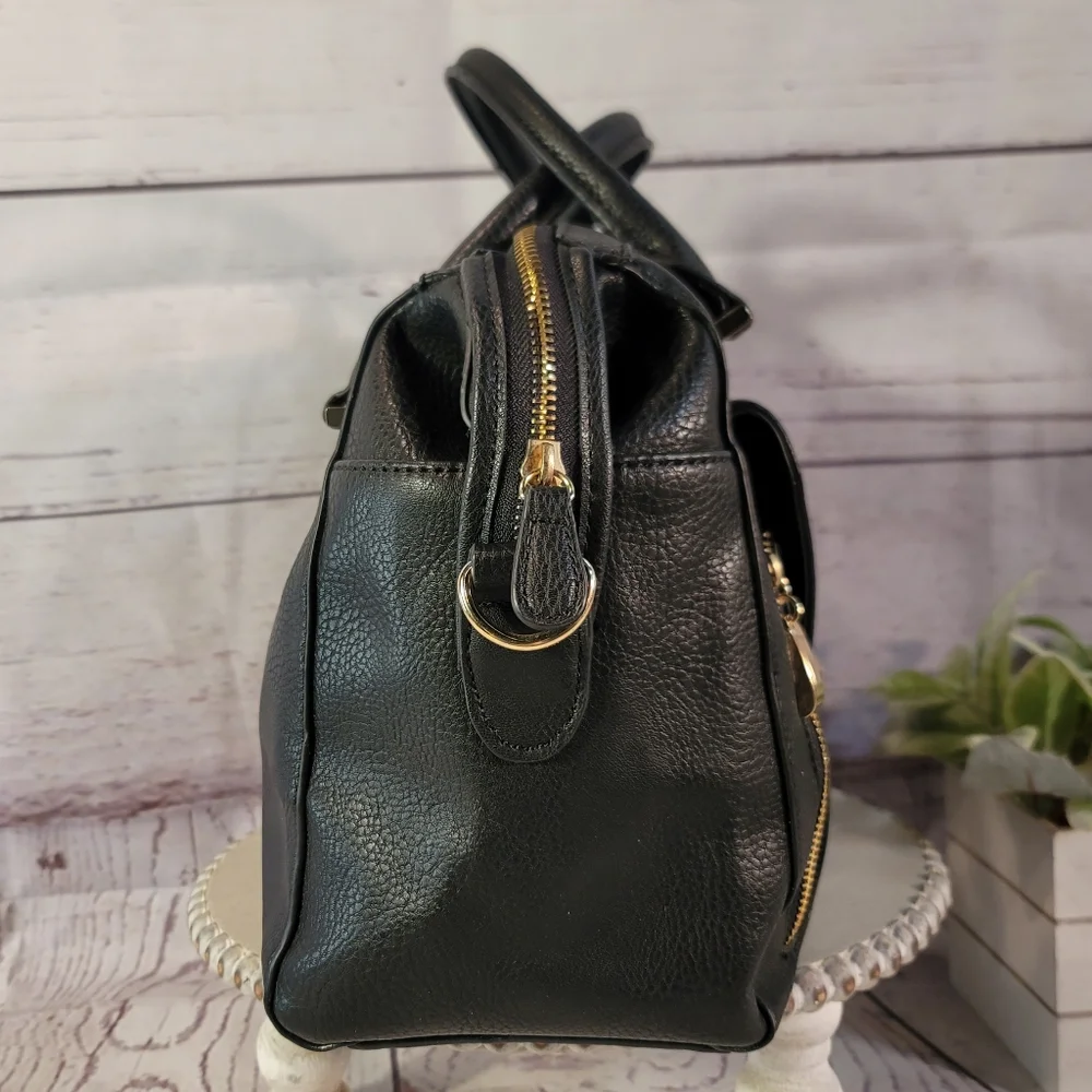 Kate Landry Black Satchel Bag